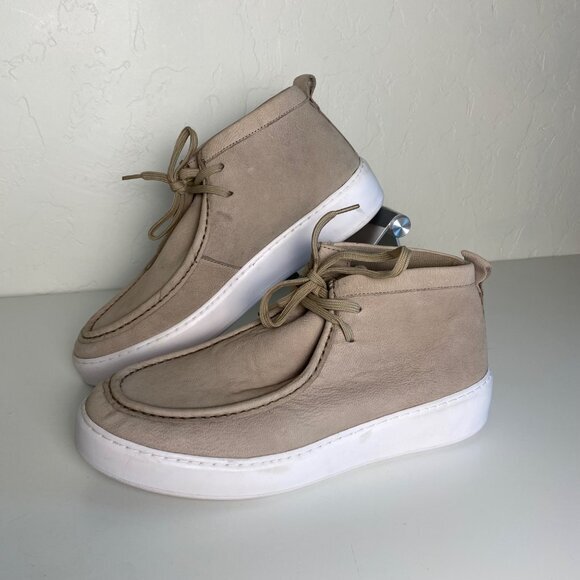 STEVE MADDEN MENS SZ 8 Willis Taupe‎ High Top Sneaker Boot Casual Business - Picture 6 of 10